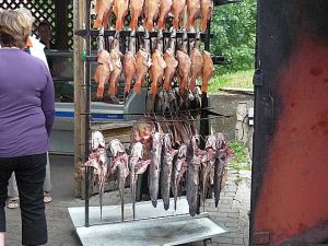 Räucherfisch bei Fischer Jonas in Nidden