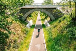 Bahntrassen - Radeln in Pommern