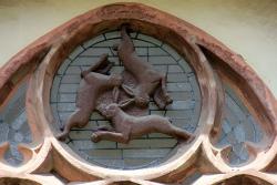 Drei Hasen Fenster - Dom in Paderborn