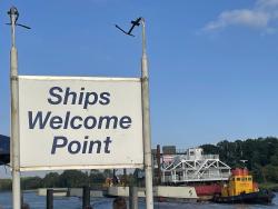 Schiffsbegrüßungsanlage Rendsburg