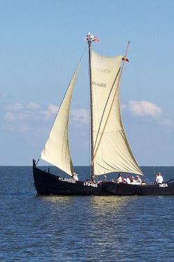 Kurenkahn auf dem Kurischen Haff