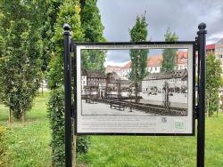 Alte Stadtansicht - neu aufgestellt in Goldap