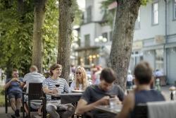 Jurmala - Straßencafé