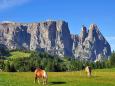 Südtirol: der Schlern auf der Seiseralm