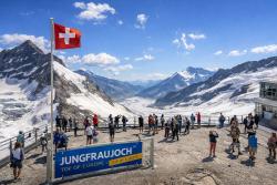 Blick vom Jungfraujoch