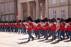 Garde in Schloss Amalienborg