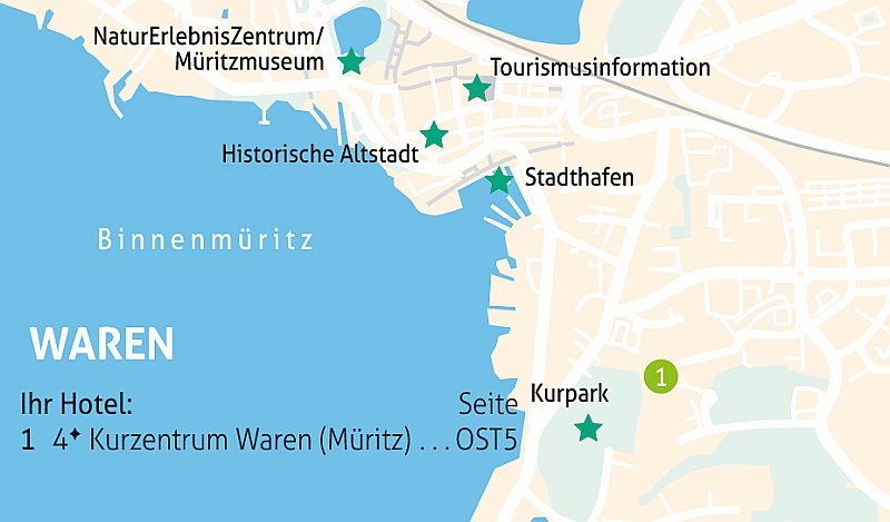 Kururlaub in Waren / Müritz 2025 - mit Haustürabholung