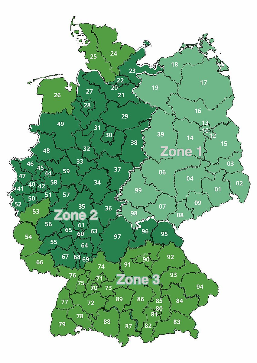 Anreisezonen Kururlaub 2027 mit Haustürabholung