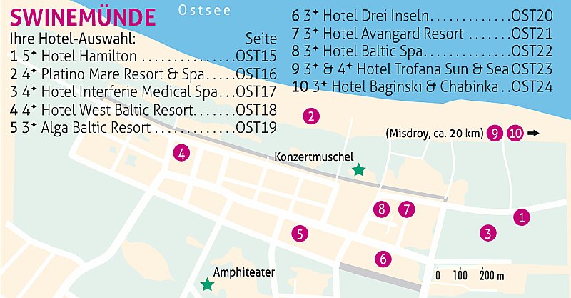 Kururlaub in Swinemünde 2026 mit Haustürabholung