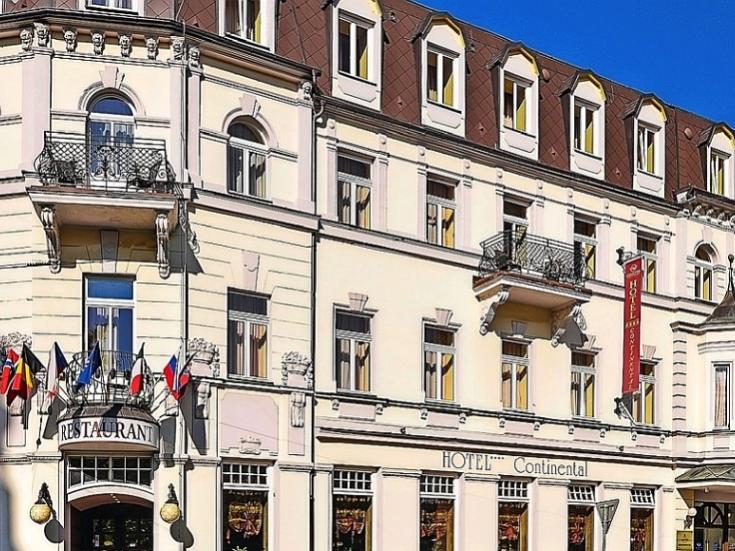 Hotel Continental Kururlaub in Marienbad mit Haustürabholung
