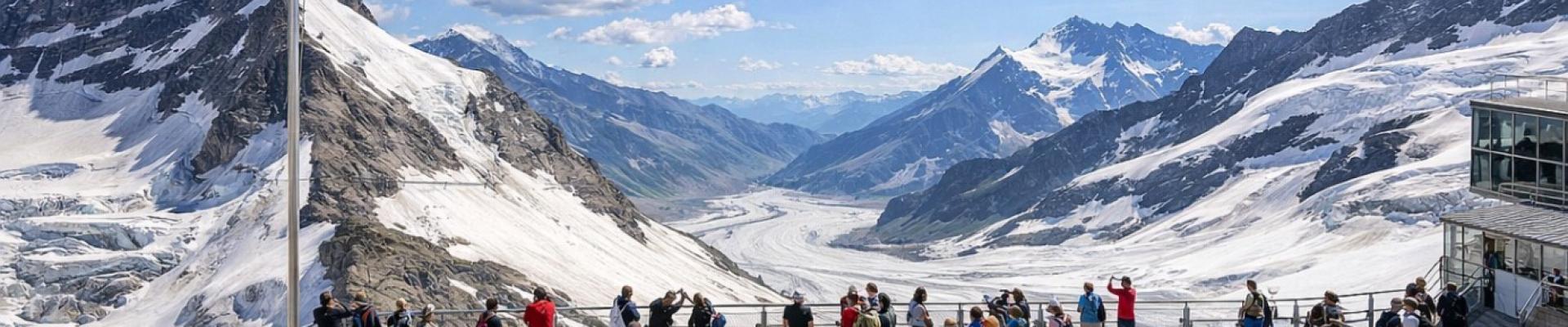 Blick vom Jungfraujoch