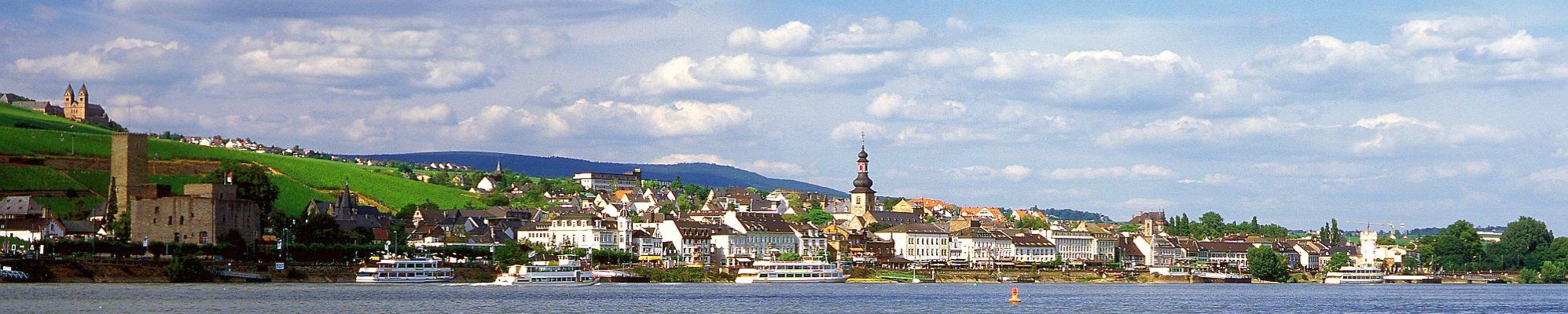 Deutschlands schönste Flusslandschaften - Blick auf Rüdesheim