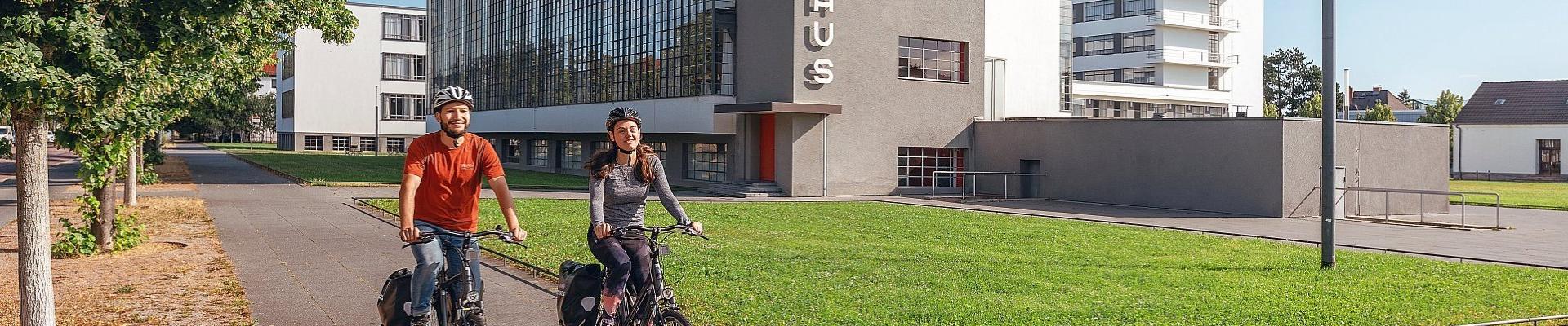 Elberadweg - Dessau - Bauhaus © Felix Meyer