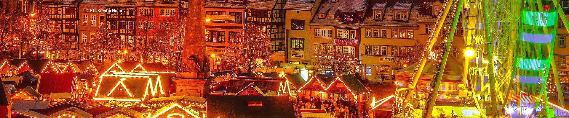 Tagesfahrten im Dezember - Weihnachtsmarkt in Erfurt © Kerstin Nonn