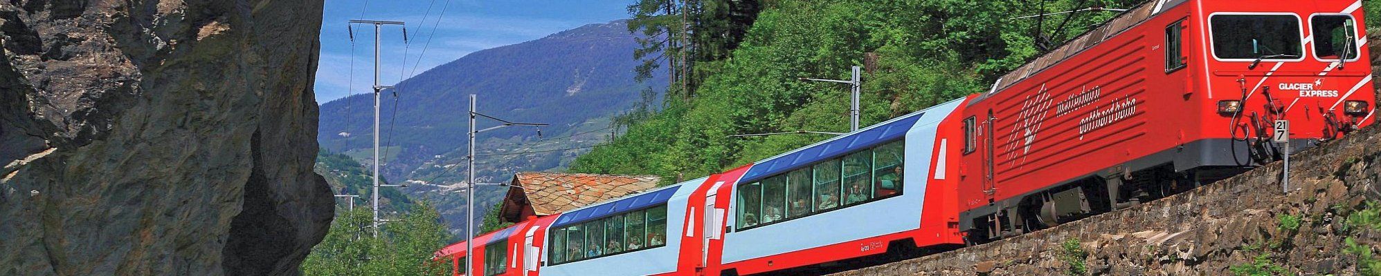 Glacier Express - Spektakuläre Bahnfahrten in der Schweiz