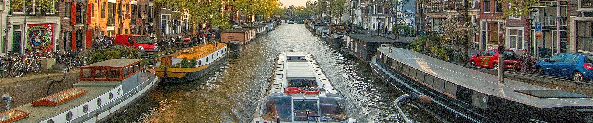 Grachtenfahrt in Amsterdam