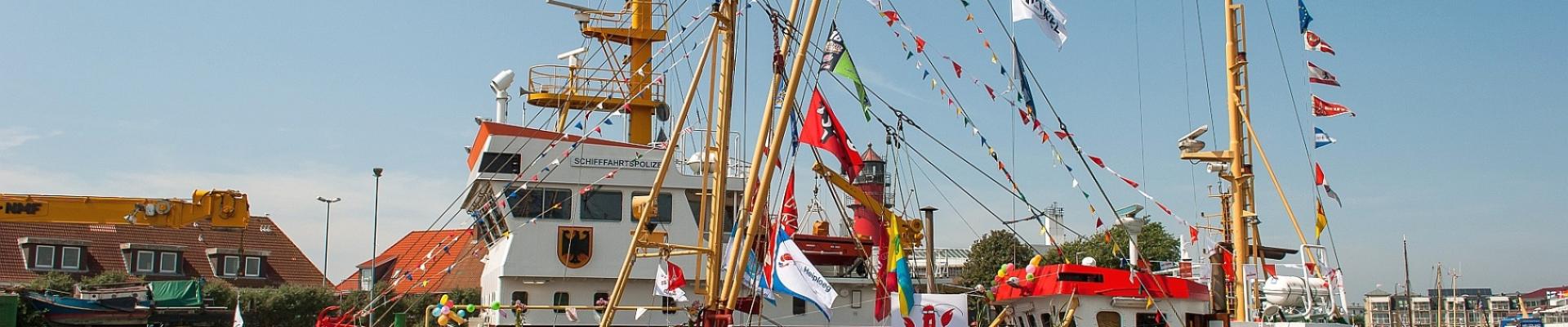 Hafen in Büsum - Ostern in Nordfriesland