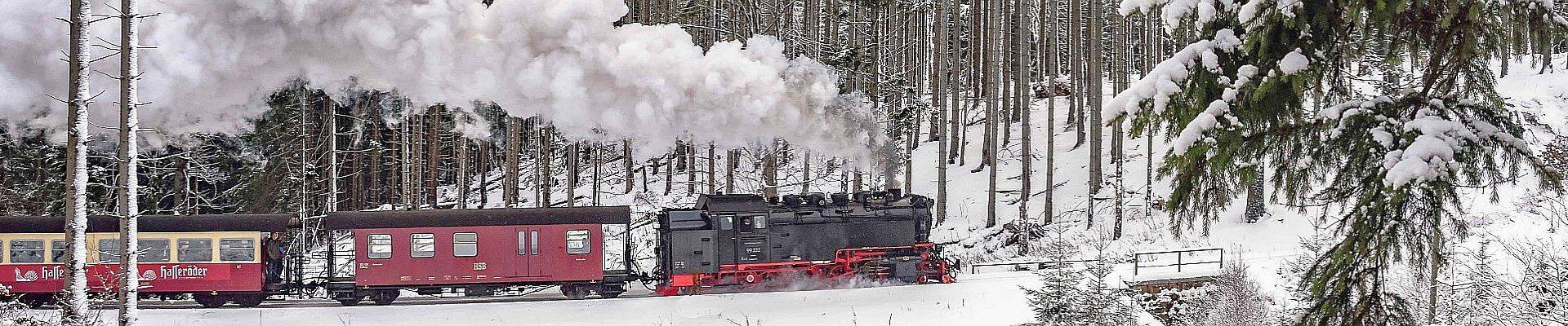 Mit dem Traditionszug zum Brocken - Harzer Schmalspurbahn © Gerald Friedrich auf Pixabay