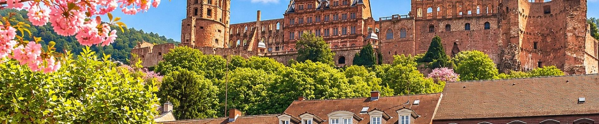 Heidelberger Altstadt - Frühlingsreise zur Mandelblüte in der Pfalz