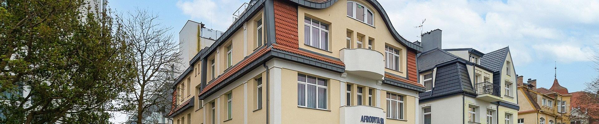 Hotel Afrodyta Spa - Aussenansicht - Kururlaub in Swinemünde mit Haustürabholung