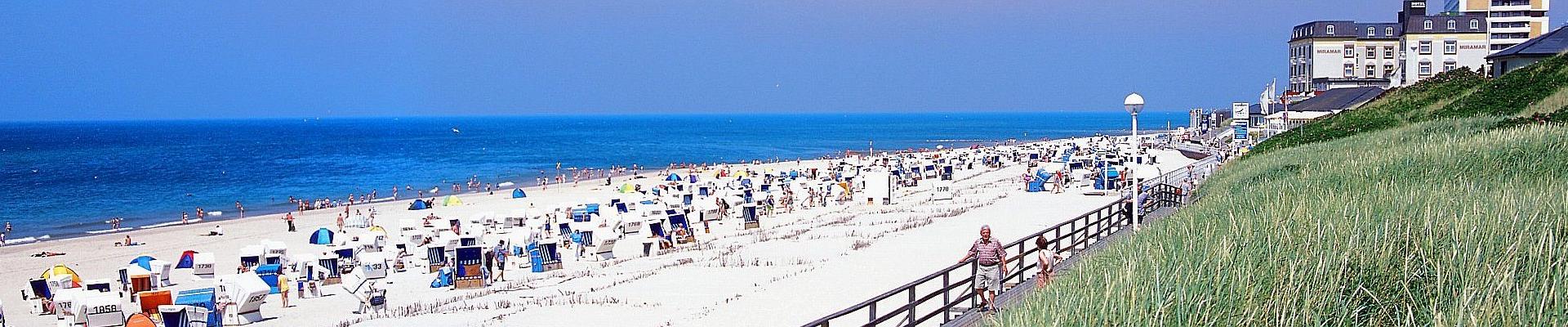 Sylt - Promenade bei Westerland