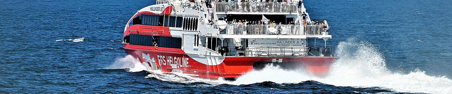 Mit dem Katamaran nach Helgoland
