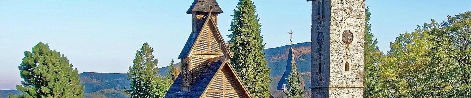Riesengebirge - Kirche Wang in Karpacz © Makalu auf Pixabay