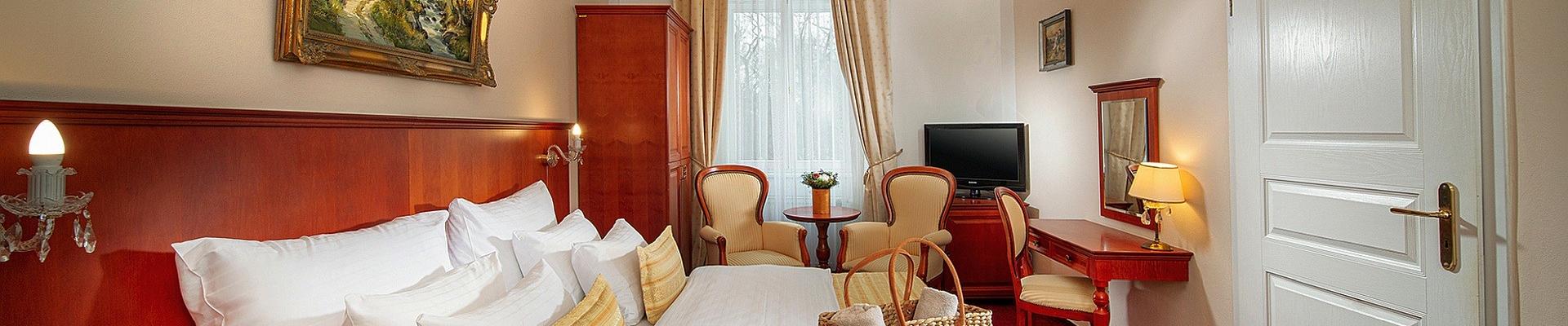 Kurhaus Imperial - Zimmerbeispiel - Kururlaub in Franzensbad mit Haustürabholung