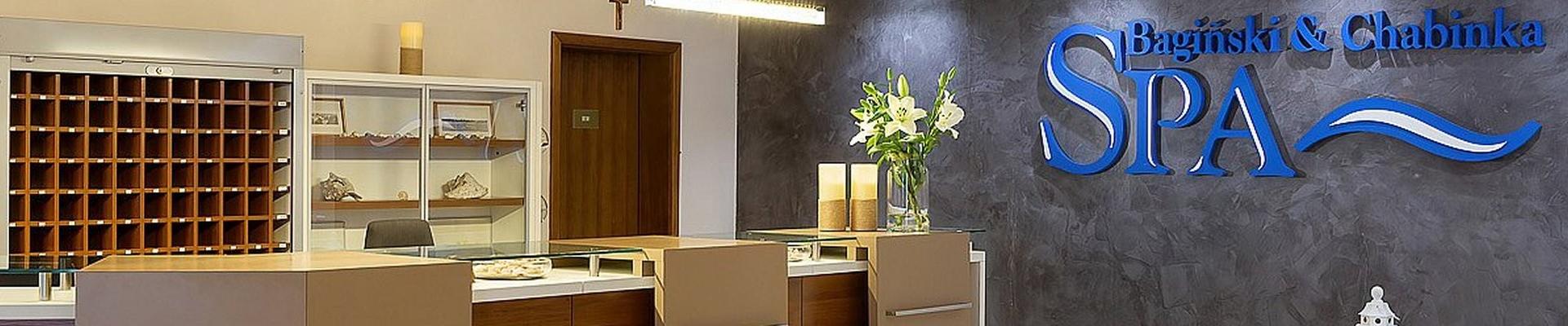 Kururlaub in Misdroy mit Haustürabholung - Hotel SPA Baginski und Chabinka-Rezeption