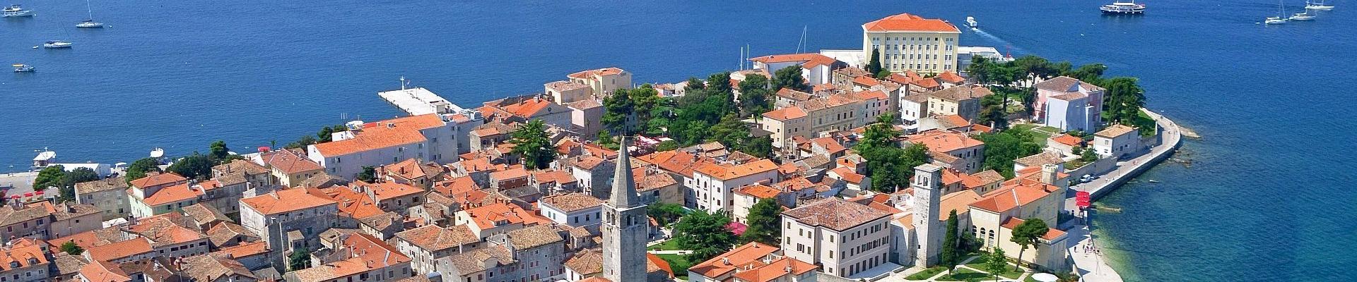 Porec im Frühling an der Adria