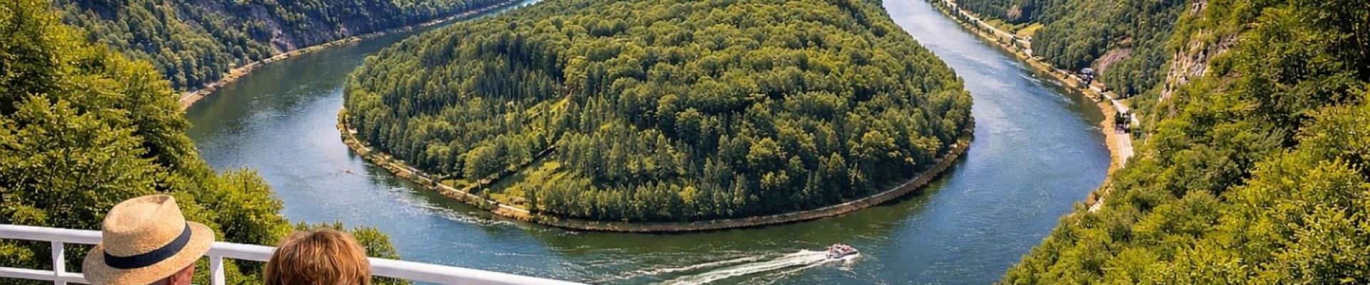 Schifffahrt auf der Saarschleife