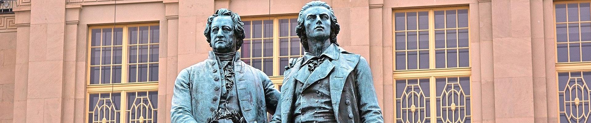 Schiller und Goethe in Weimar © Jürgen auf Pixabay