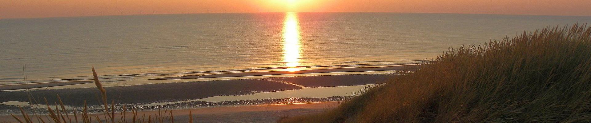 Sonnenuntergang an der Nordsee © Kitty auf Pixabay