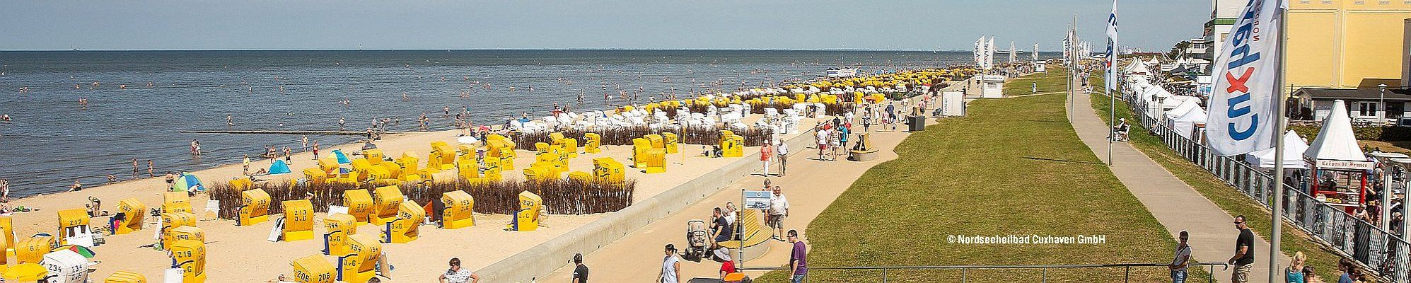 Strandpromenade Duhnen © Nordseeheilbad Cuxhaven GmbH
