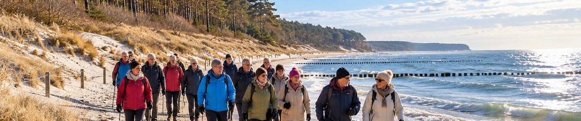Winterwanderung am Strand
