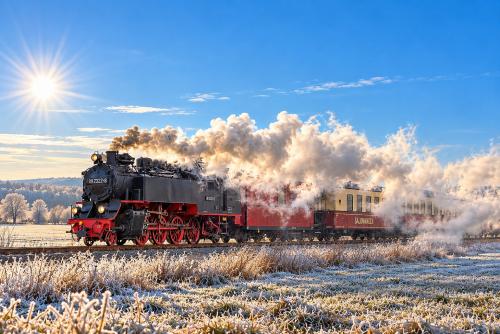 Molli Dampfeisenbahn-Nostalgie - Winter-Auszeit an der Ostsee