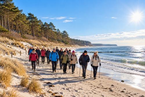 Winterwanderung am Strand