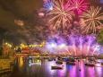 Feuerwerk zum Navalis-Fest in Prag