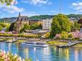 Frühlingshaftes Bonn am Rhein
