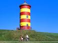 Radreise Ostfriesland und Emsland - Leuchtturm in Pilsum