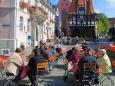 Odenwald - Marktplatz und Rathaus in Michelstadt