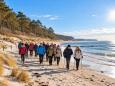 Winterwanderung am Strand