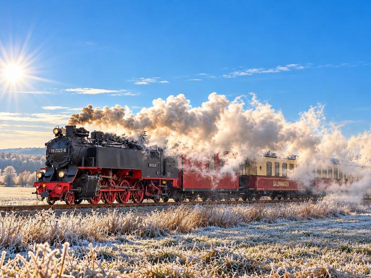 Molli Dampfeisenbahn-Nostalgie - Winter-Auszeit an der Ostsee