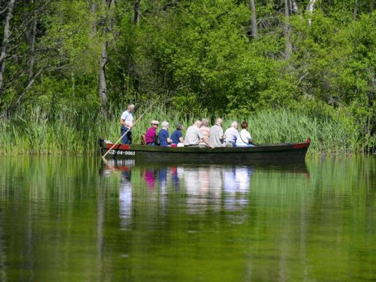 Stakenbootfahrt auf der Kruttinna