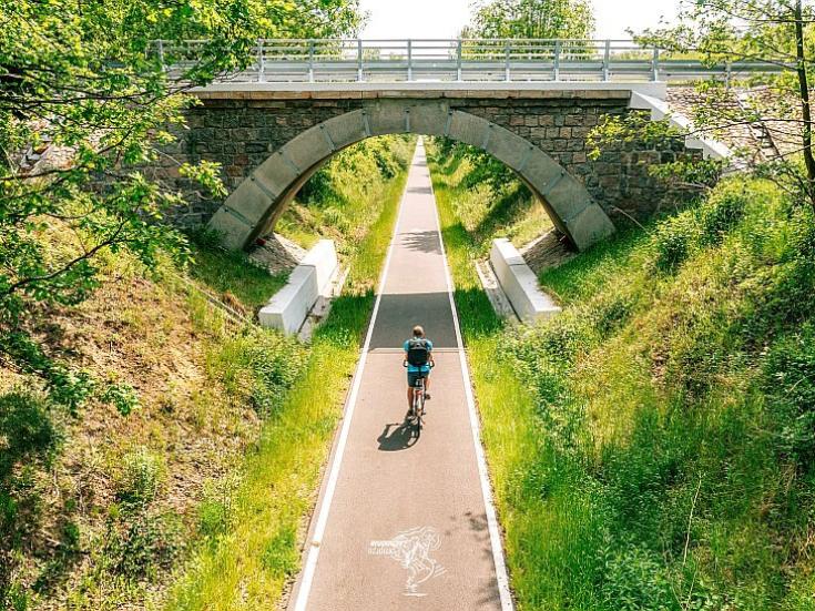 Bahntrassen - Radeln in Pommern