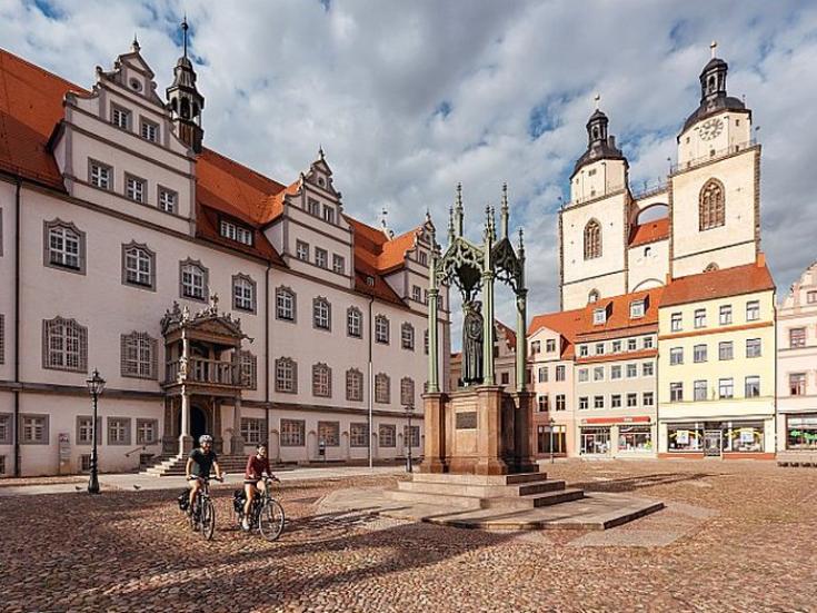 Elberadweg - Wittenberg - Markt © Felix Meyer