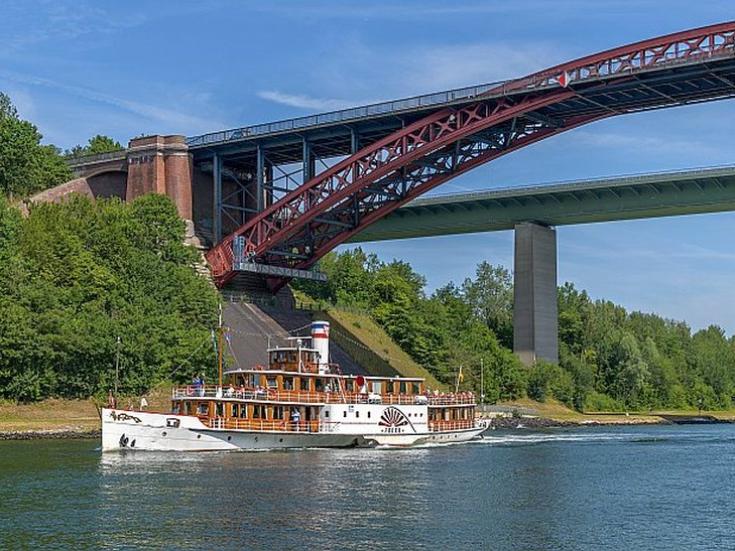 Die Freya auf dem Nord-Ostsee-Kanal © Joachim Domdey