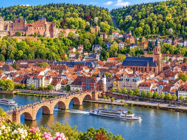 Heidelberg im Frühlingslicht