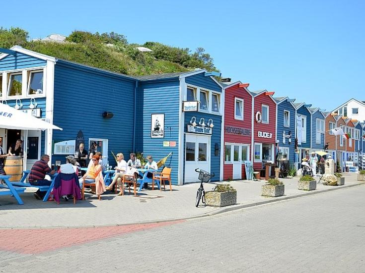 Hummerbuden und Bunte Kuh auf Helgoland © Adler - Eils GmbH & Co KG