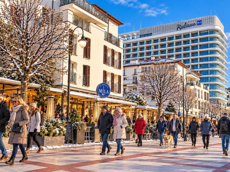 Kururlaub in Swinemünde - Schnupperkur im Winter - Winterliche Promenade